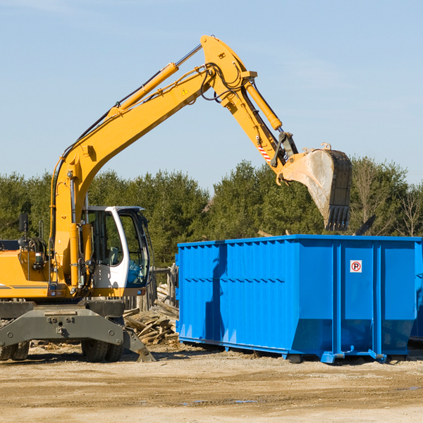 is there a minimum or maximum amount of waste i can put in a residential dumpster in Sand Creek